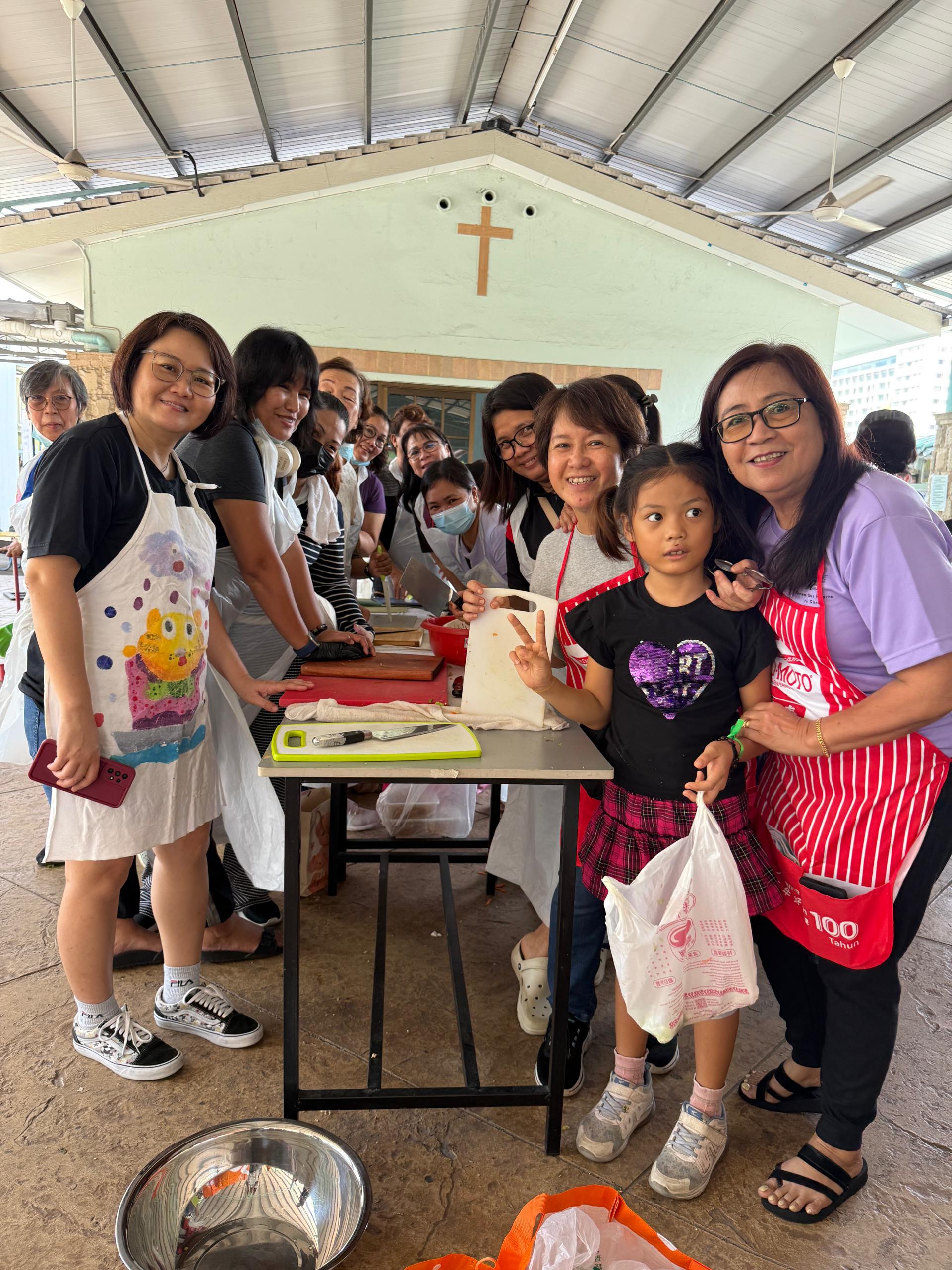 Food preparation for World Day of the Poor on 15th Nov 2025