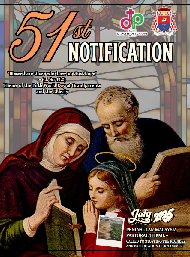 51st notification and updates from Penang diocese